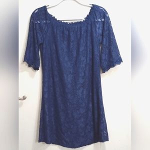 Ours dress size small blue